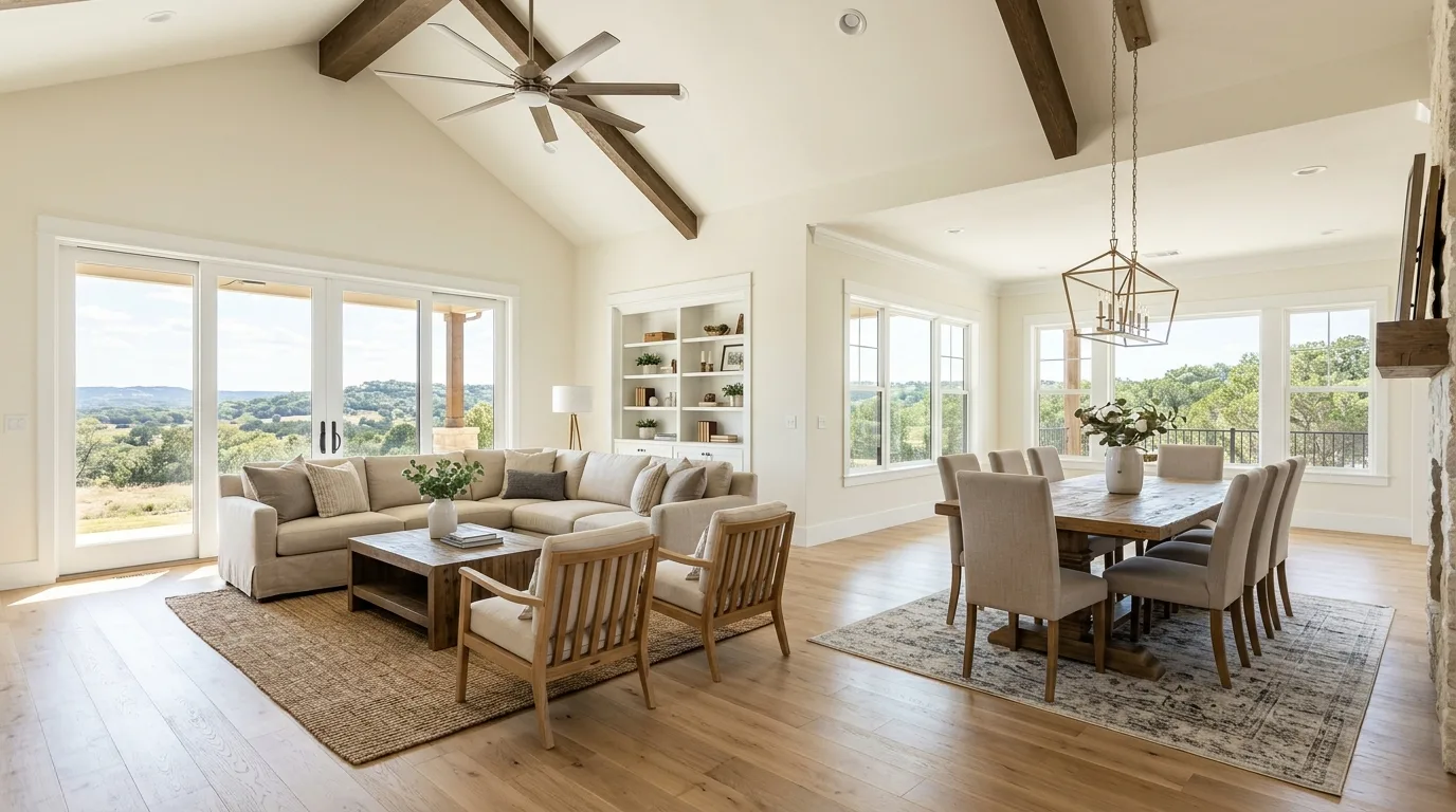 interior painting work, project example in Sunset Valley, TX