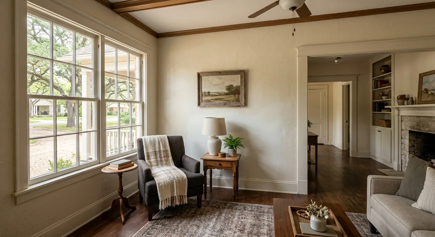 drywall repair work, project example in Taylor, TX