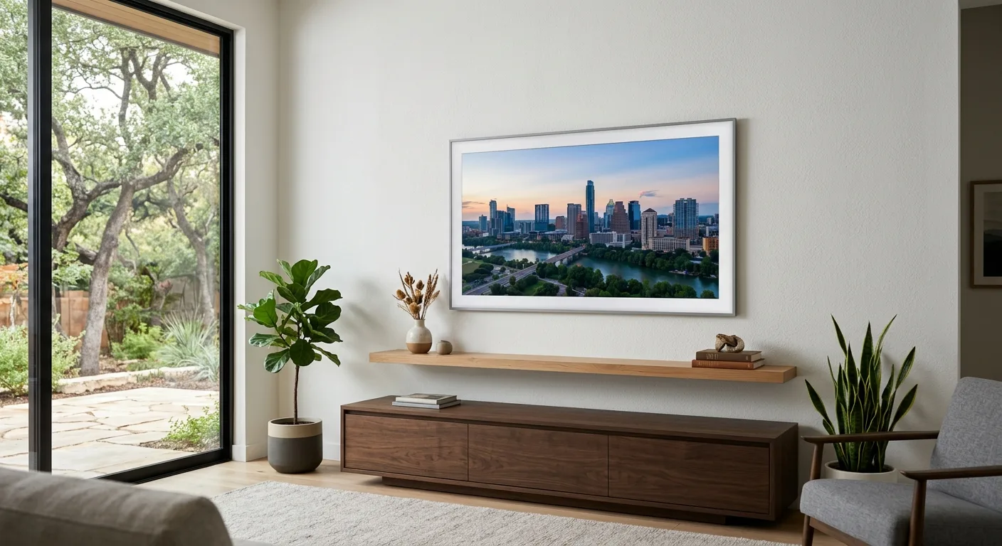 tv mounting work, professional service in Austin, TX
