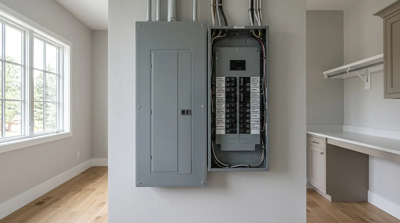 panel upgrades work, project example in Cherry Hills, co