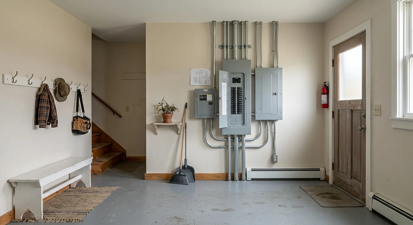 panel upgrades work, project example in Arapahoe, NC