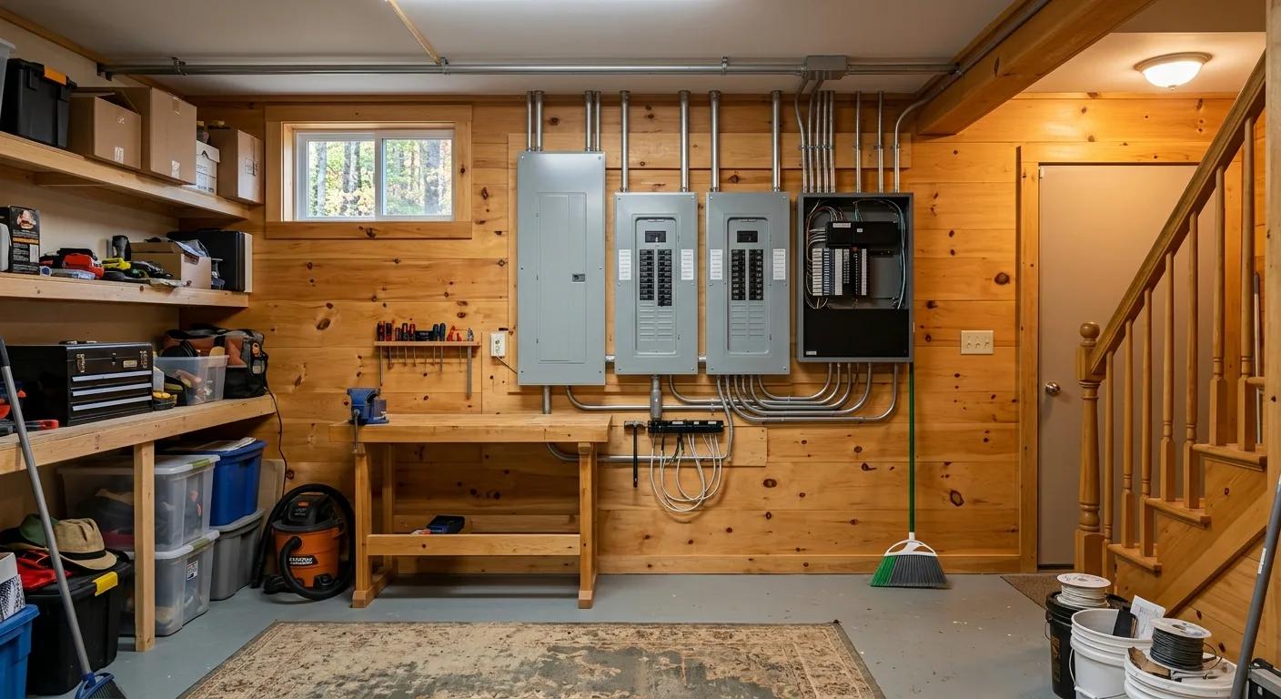 panel upgrades work, project example in Bow, NH