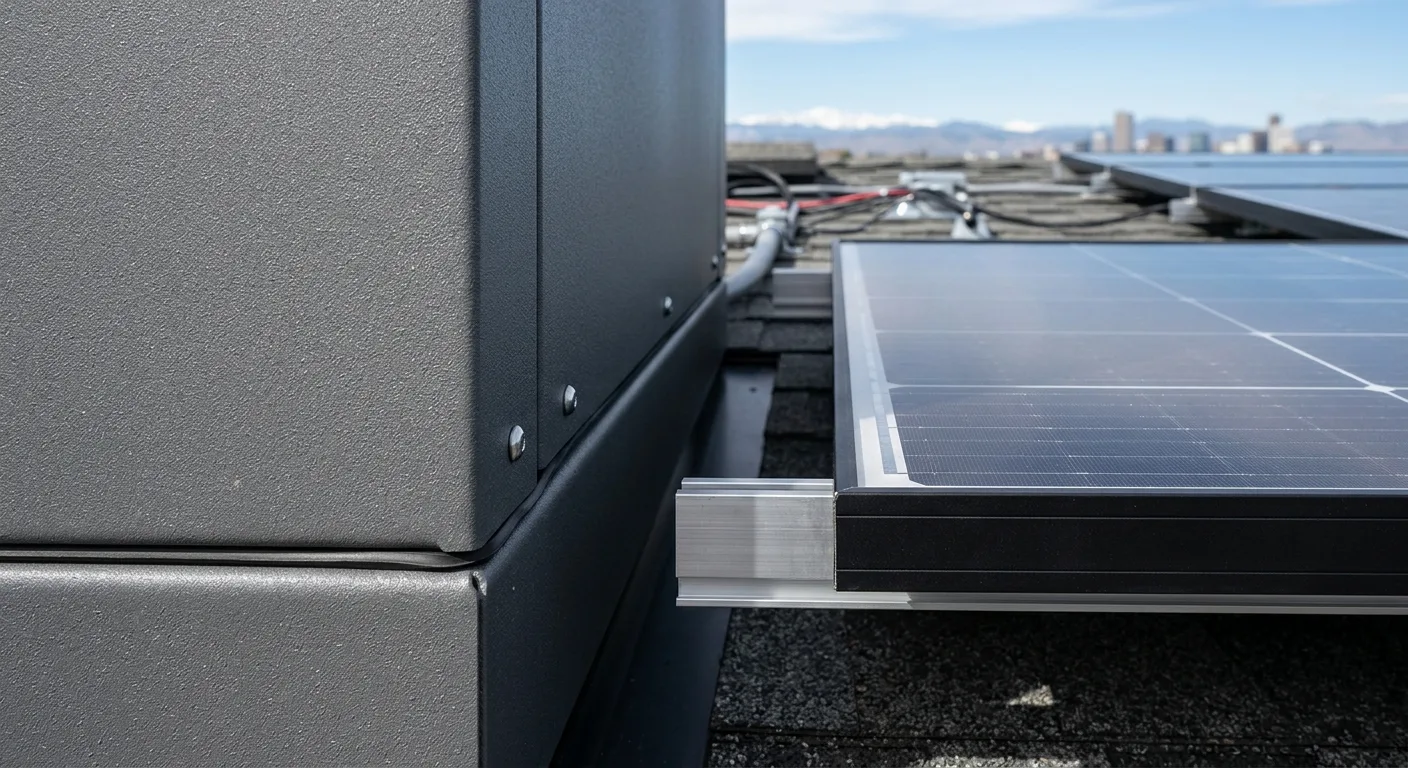 generator vs solar panels work, project example in Denver, CO