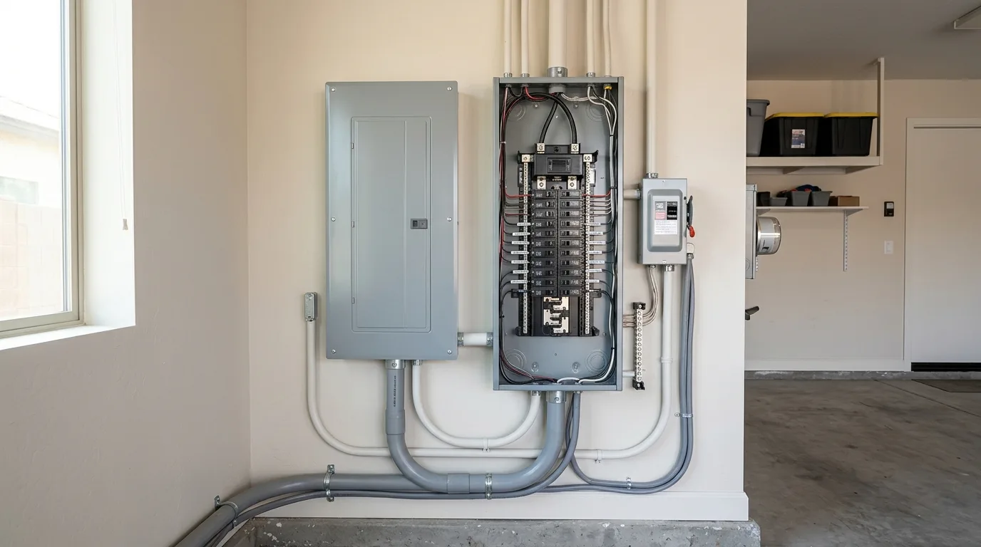 panel upgrades work, project example in Glendale, AZ