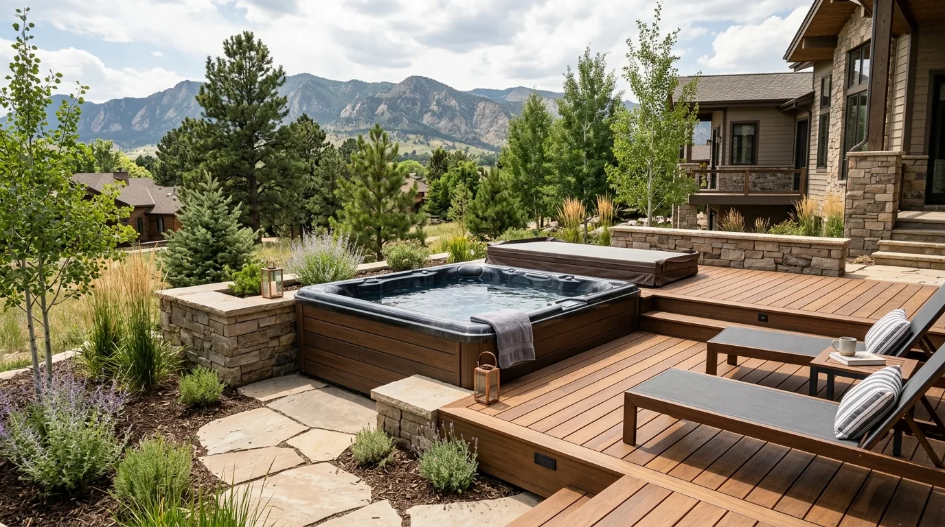 hot tub installation work, professional service in Denver, CO
