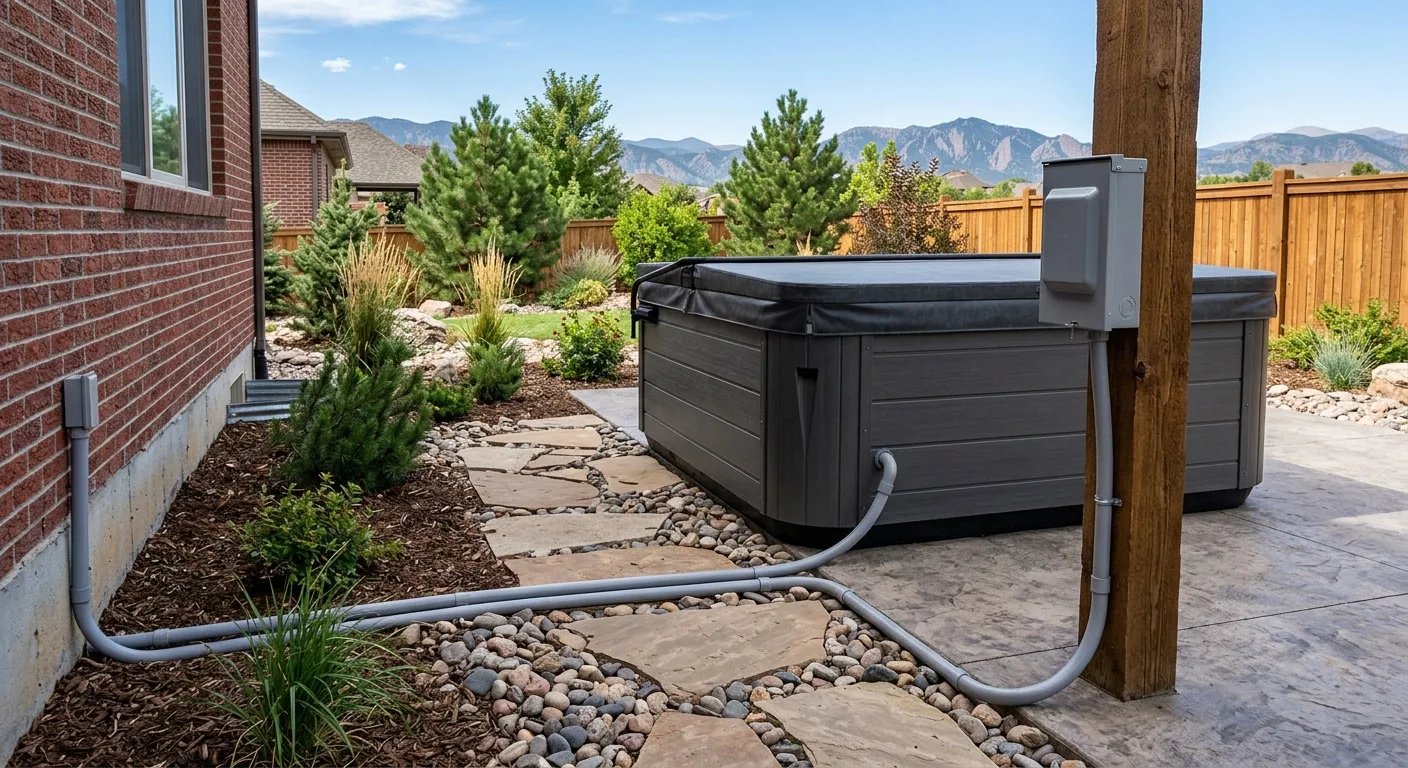 hot tub wiring work, professional service in Denver, CO