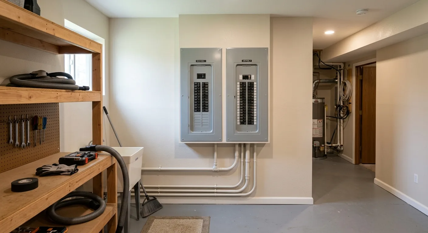 panel upgrades work, project example in Shawnee, KS