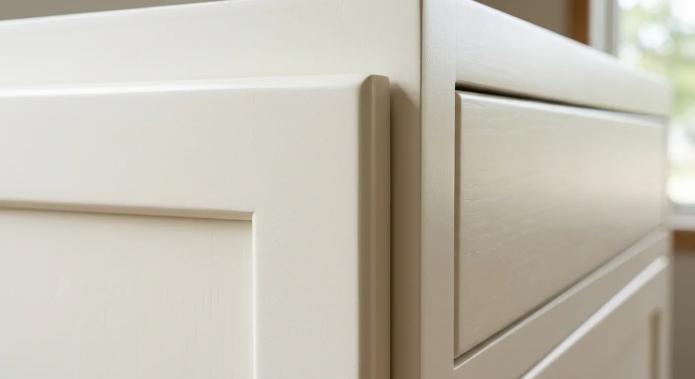 cabinet enamel work, project example in Brooklyn Center, mn