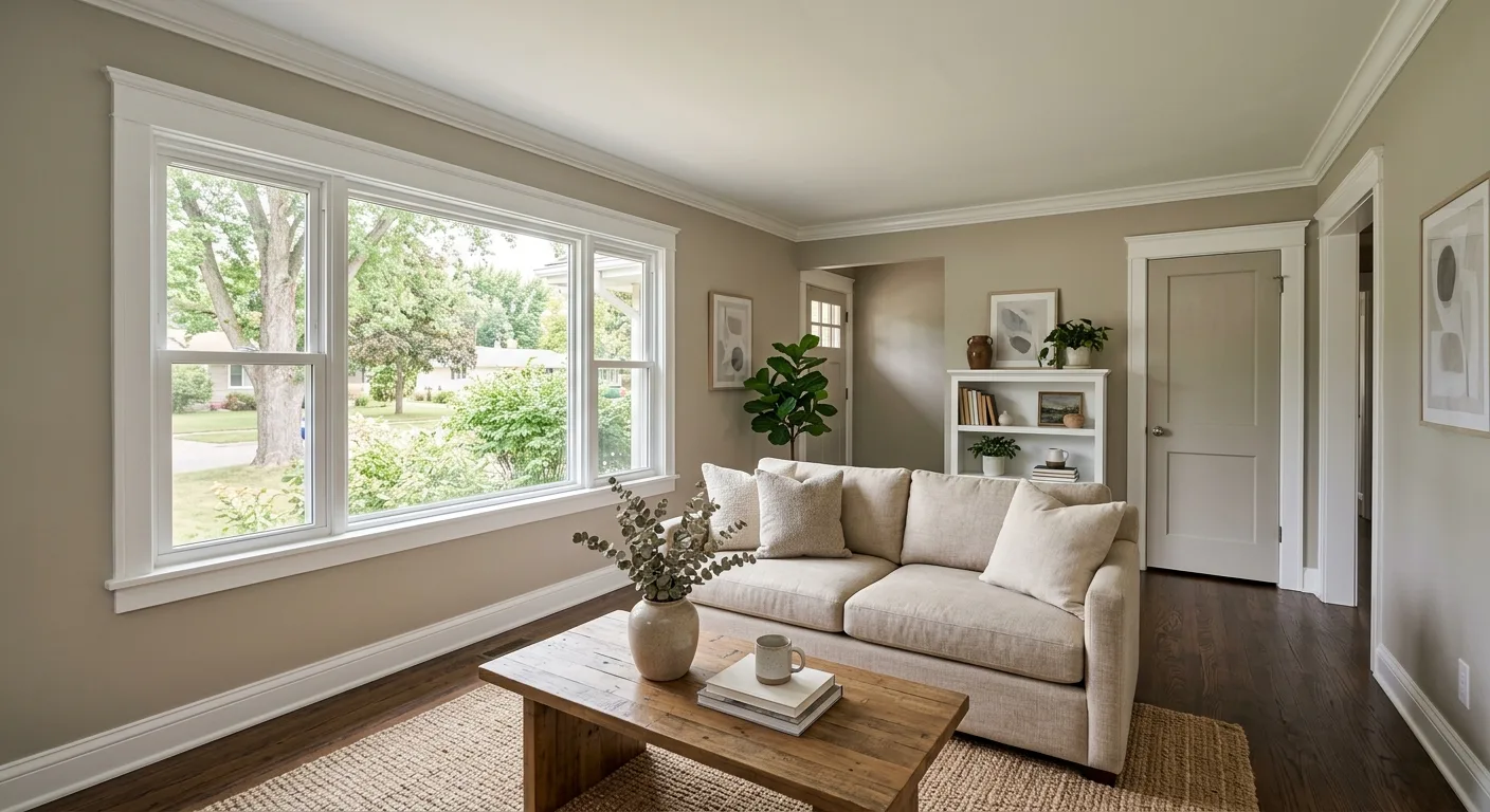 trim enamel work, project example in Brooklyn Park, MN