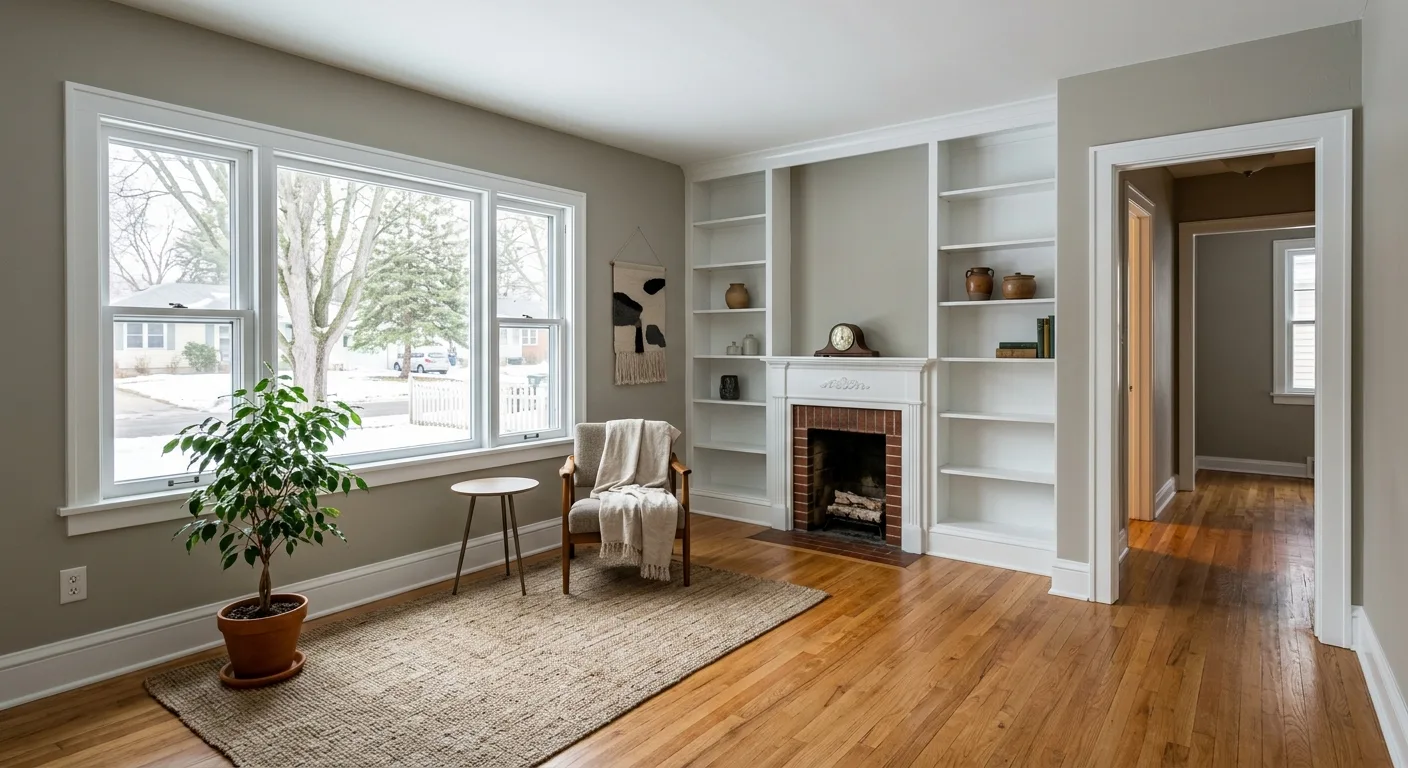 trim enamel work, project example in Crystal, MN