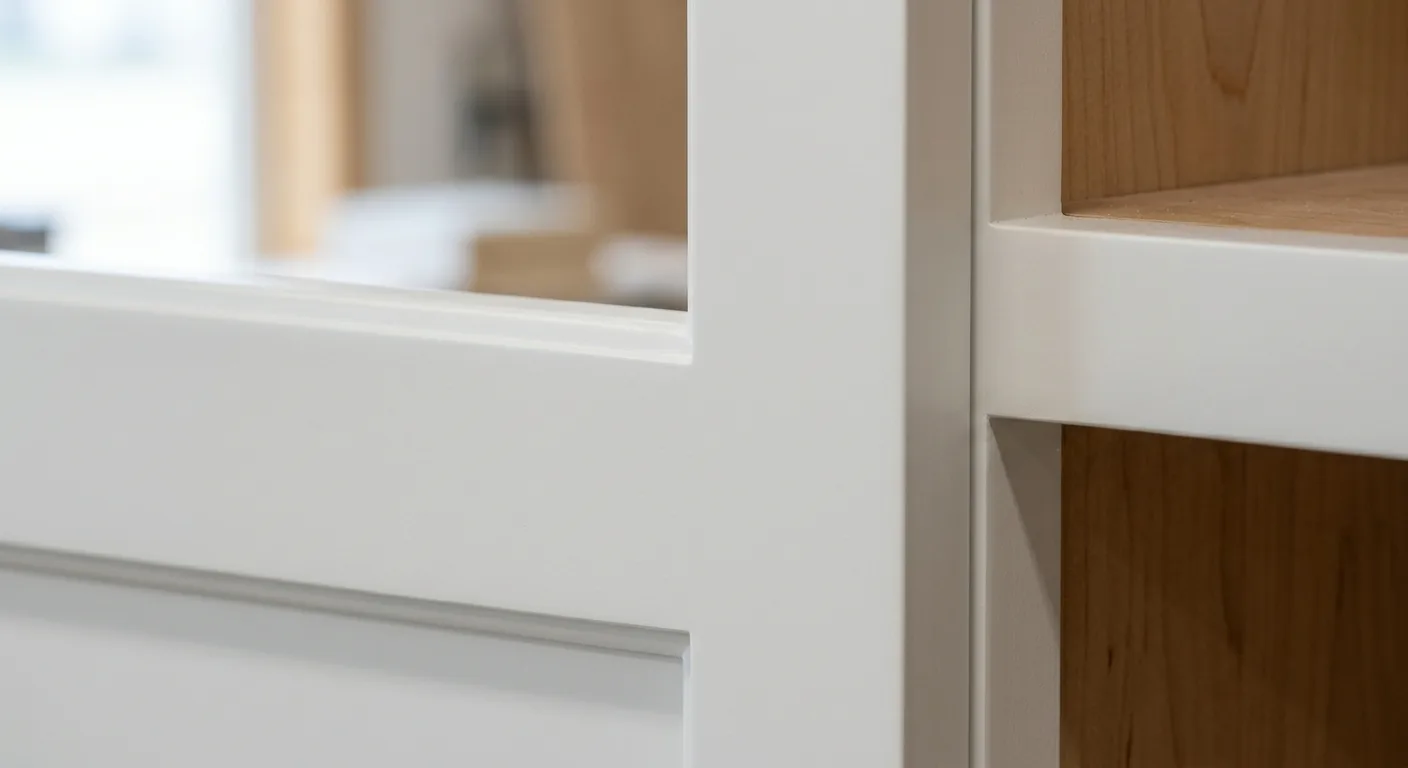 cabinet enamel work, project example in Eagan, MN