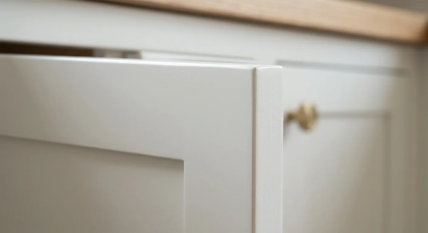 cabinet enamel work, project example in Minnetonka, MN