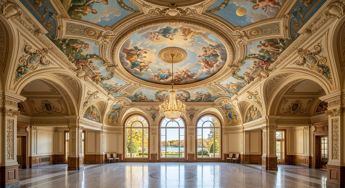 ceiling painting work, project example in Minnetonka, MN