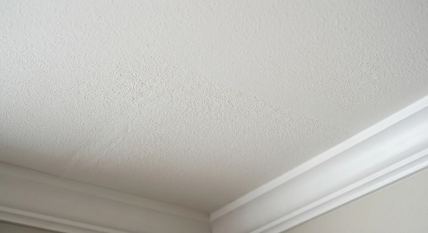 water damaged ceiling restoration work, project example in Richfield, MN