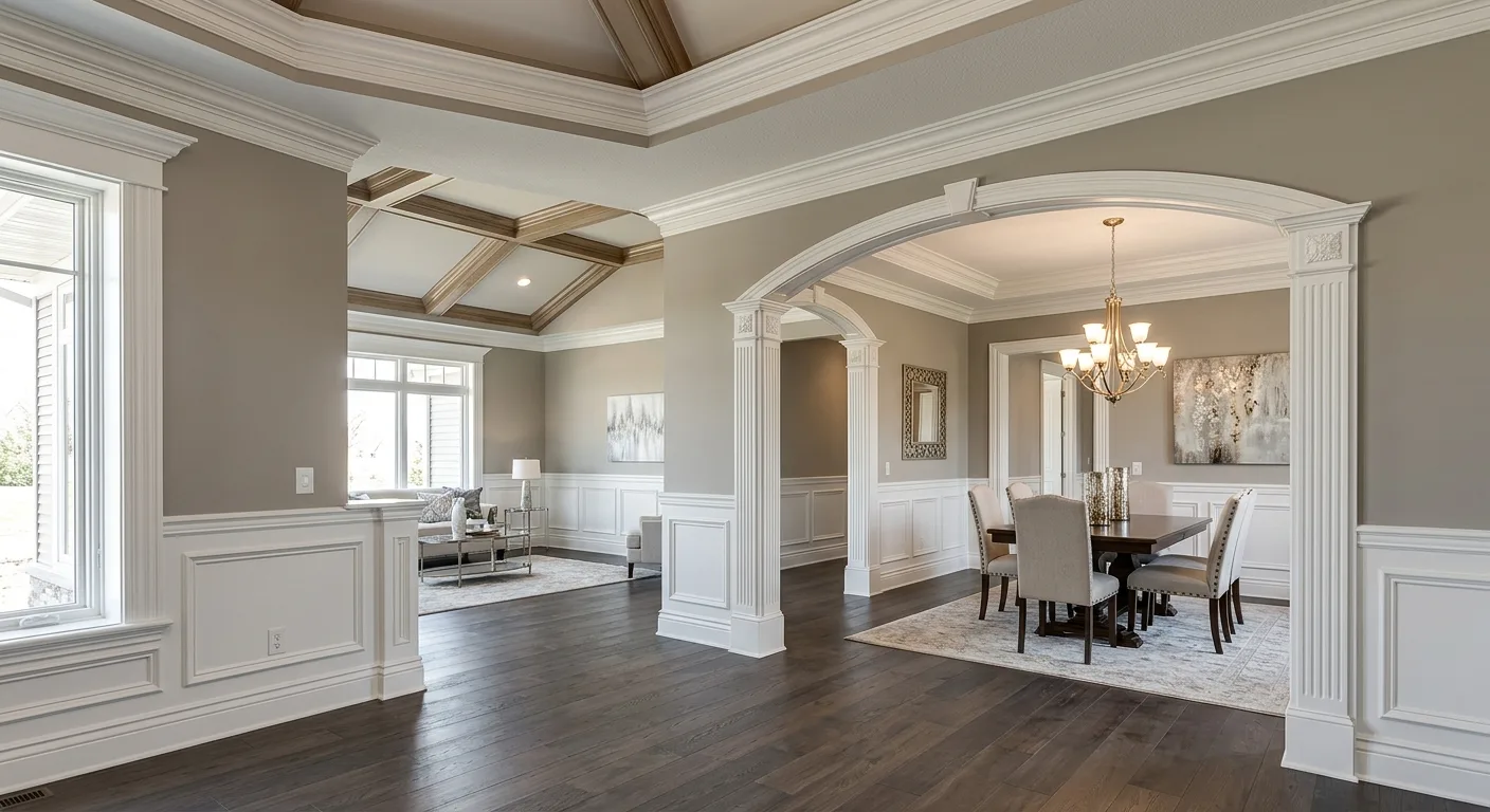 interior trim and molding work, professional service in Rockford, MN