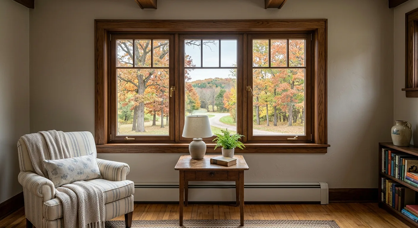 window frame staining work, professional service in Rockford, MN