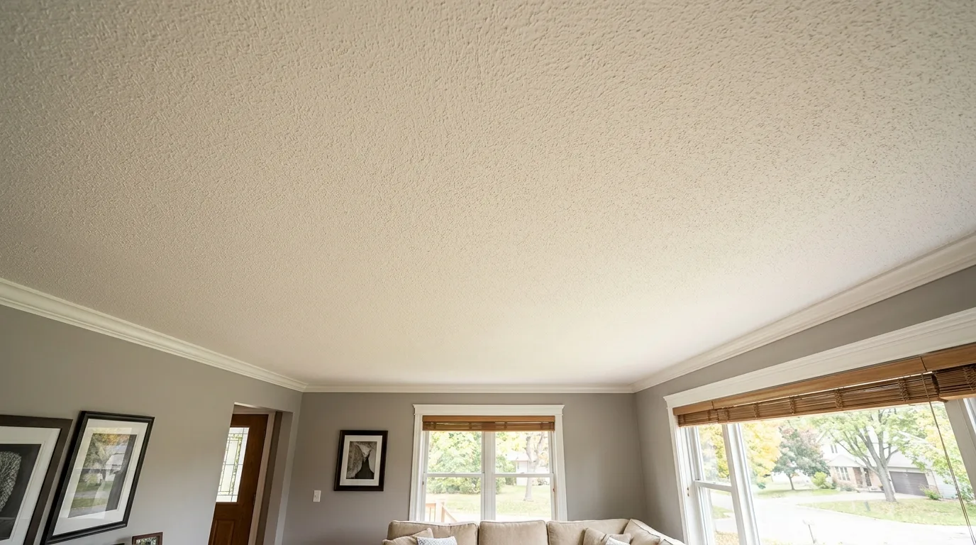 textured ceiling repair work, professional service in Rockford, MN