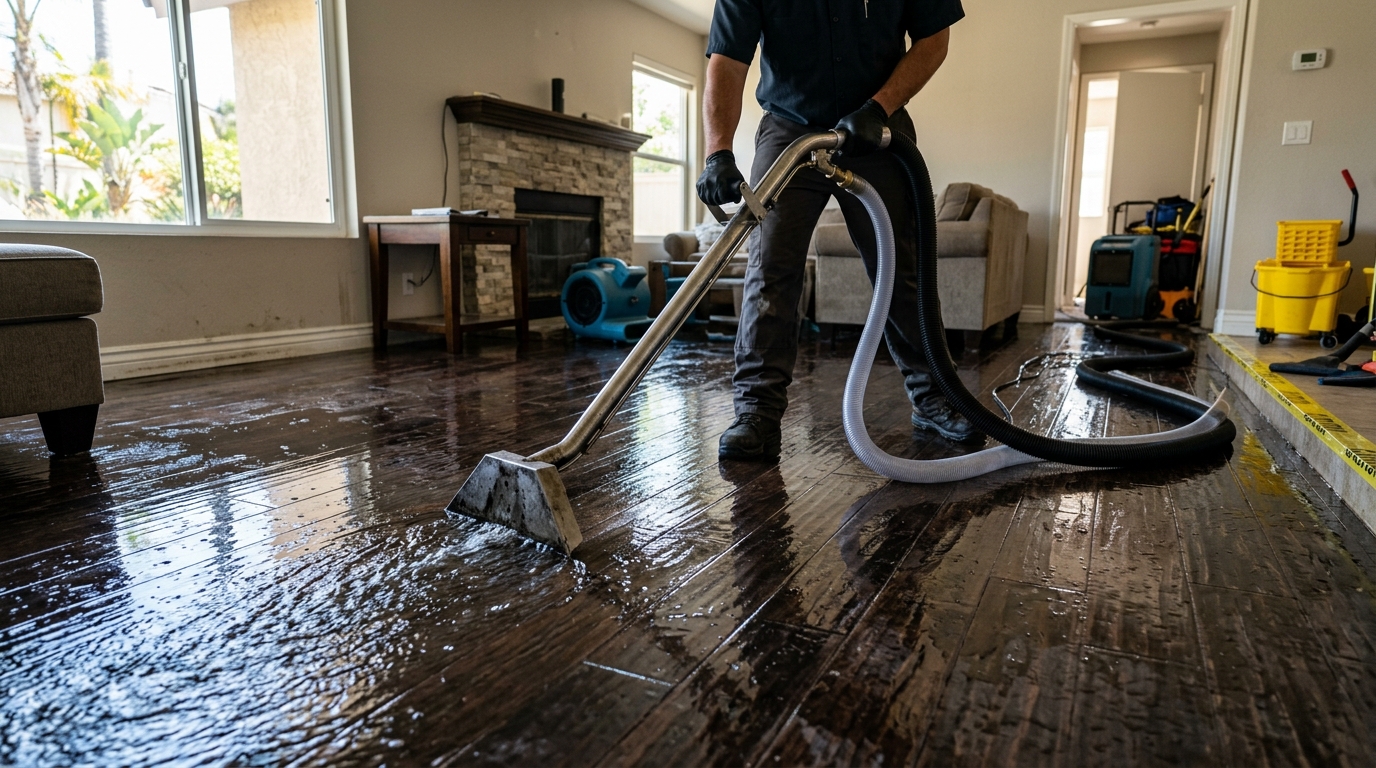 Emergency Water Extraction: Standing Water Out Before the 48-Hour Mold Clock Runs Down