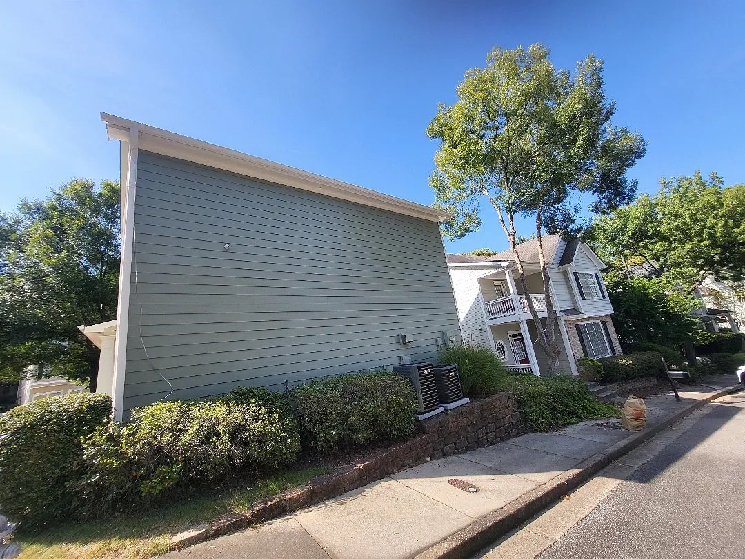 Exterior residential painting project completed by Southern Perfection Painting Inc. in Atlanta, GA