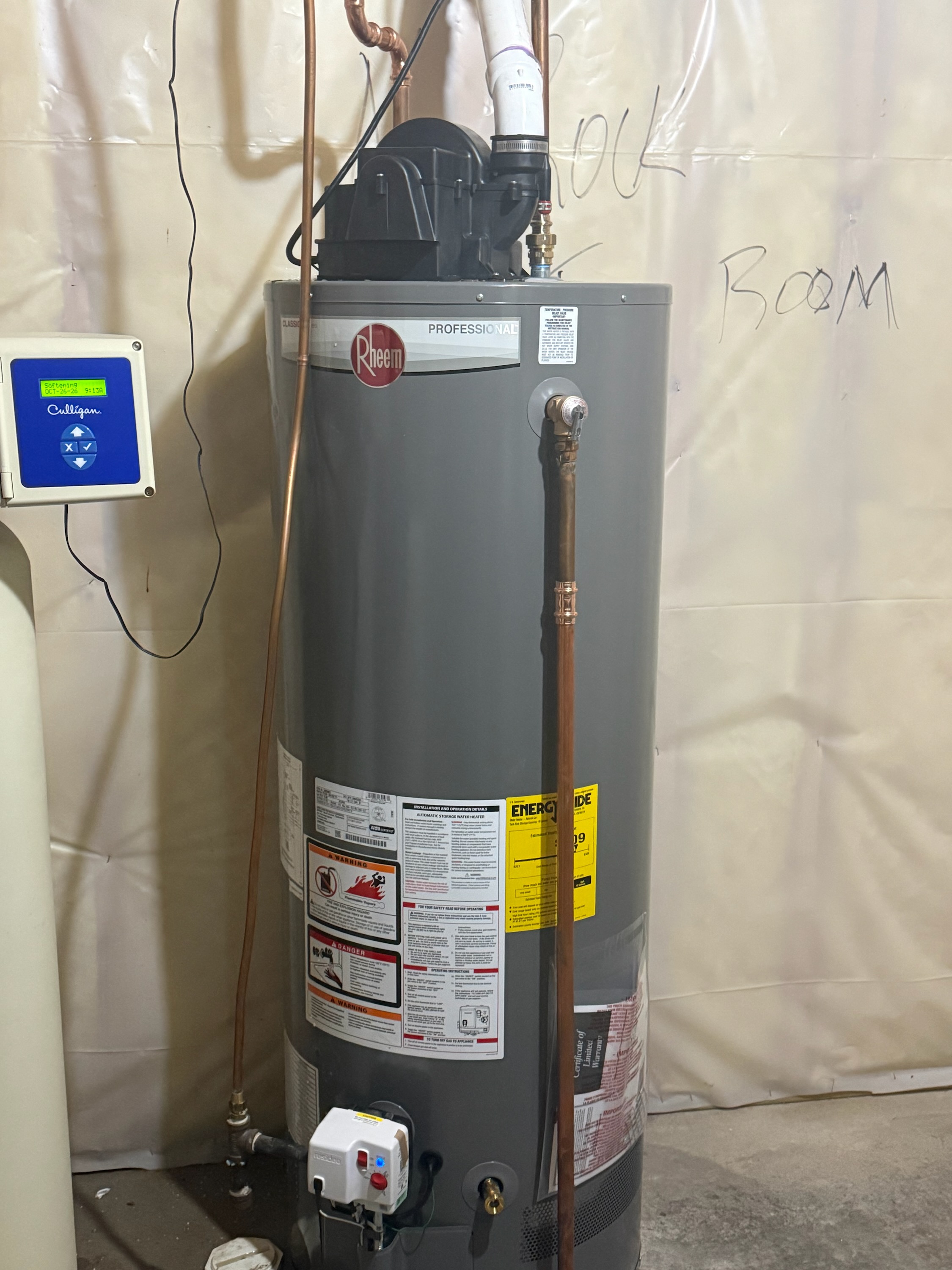 Power Vented Water Heater Replacement completed by Twin City Pipeworks in Oak Park Heights, MN