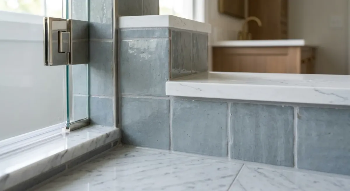 bathroom remodel work, project example in Cramerton, NC