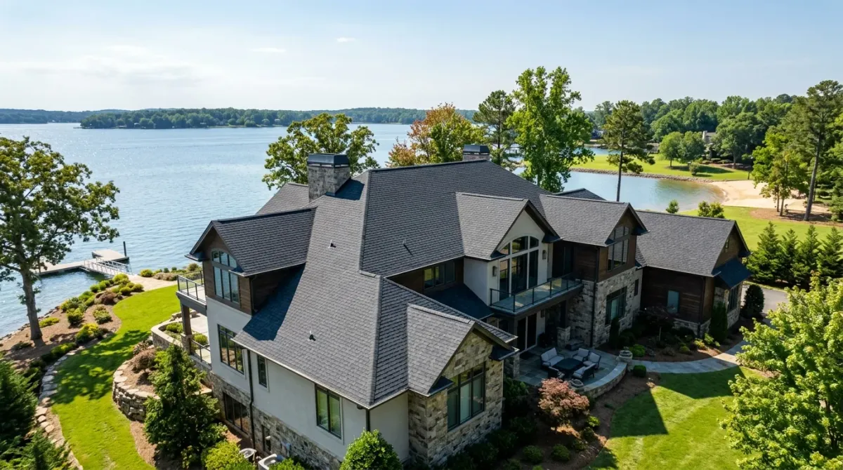 roofing work, project example in Cornelius, NC
