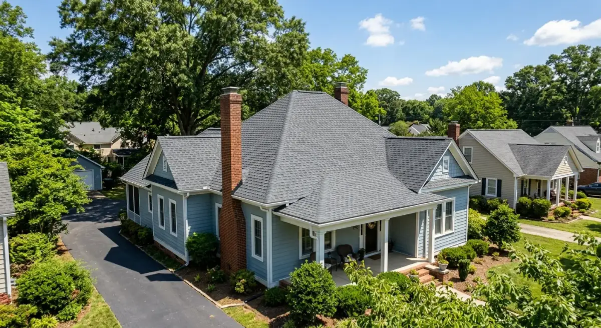 roofing work, project example in Cramerton, NC