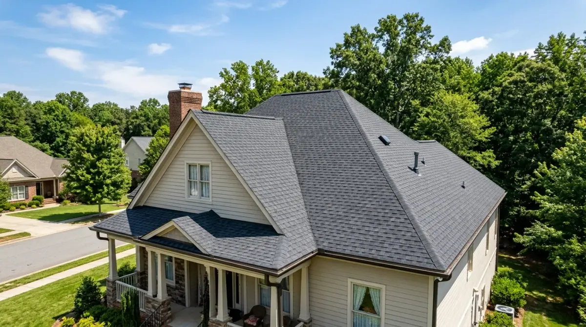 roofing work, project example in Stanley, NC