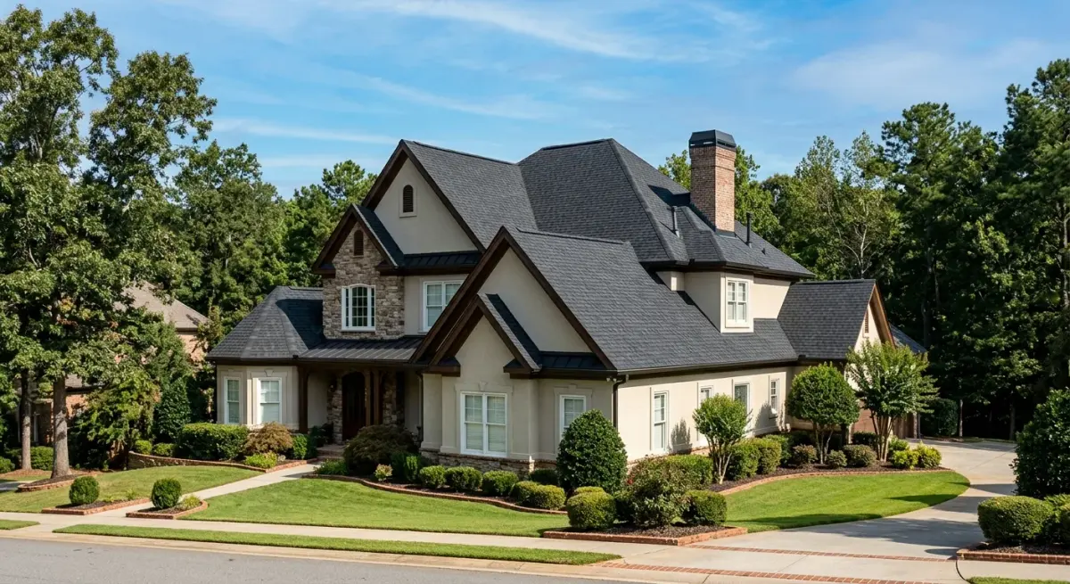 roofing work, project example in Indian Land, sc