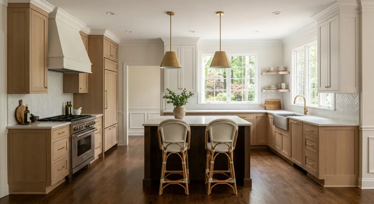 kitchen remodel work, project example in Mount Holly, NC