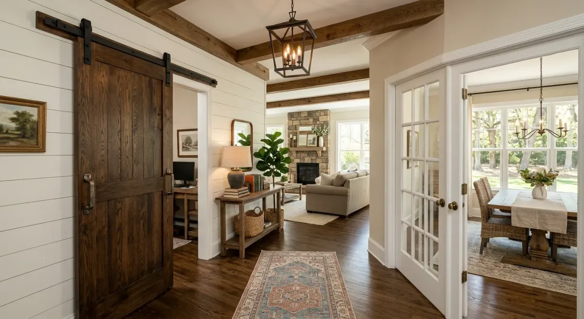 sliding and barn doors work, professional service in Charlotte, NC