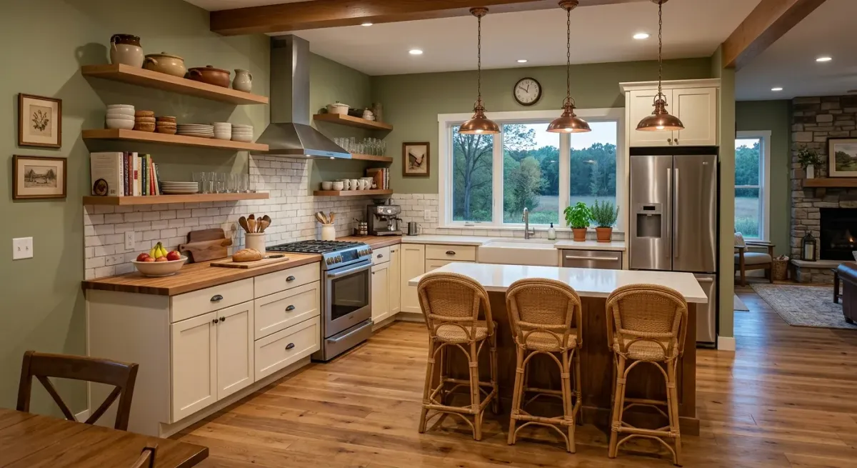 kitchen remodel work, project example in Falcon, MO