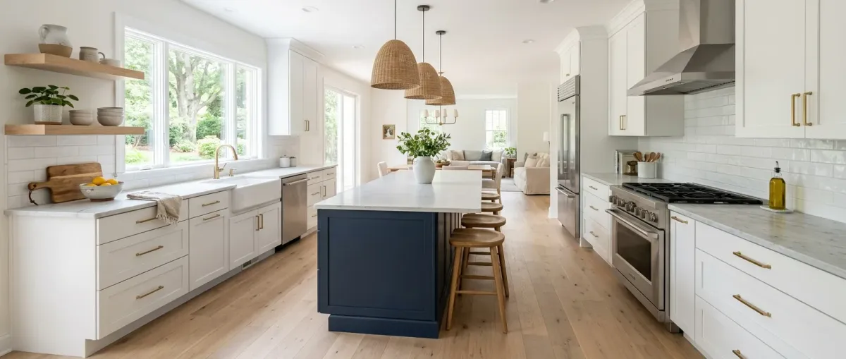 kitchen remodel work, project example in Wesley Chapel, NC