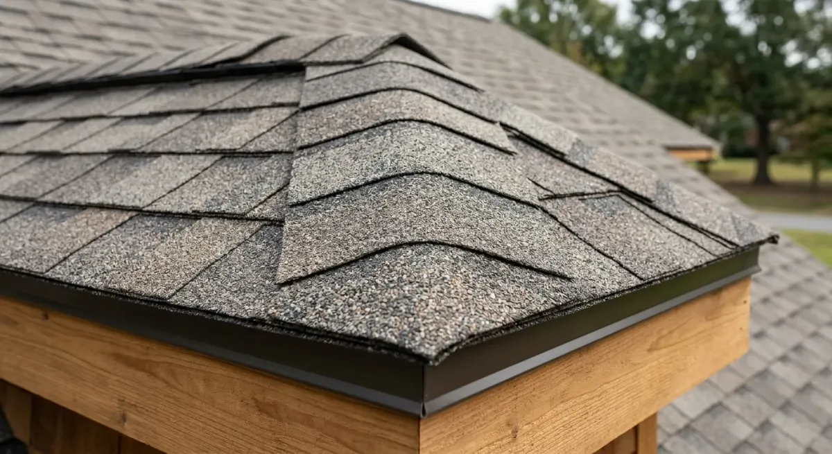 roofing work, project example in Stallings, nc