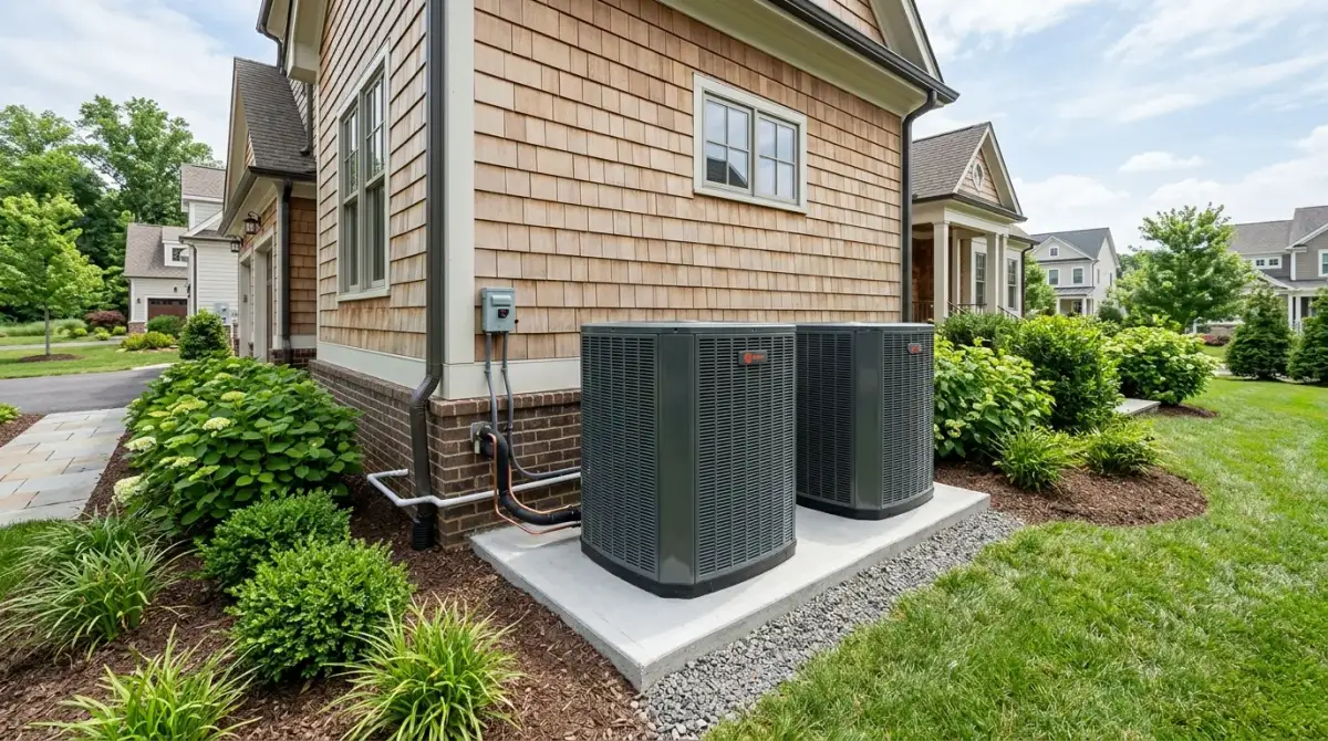 ac repair and hvac service work, illustration in Chantilly, VA