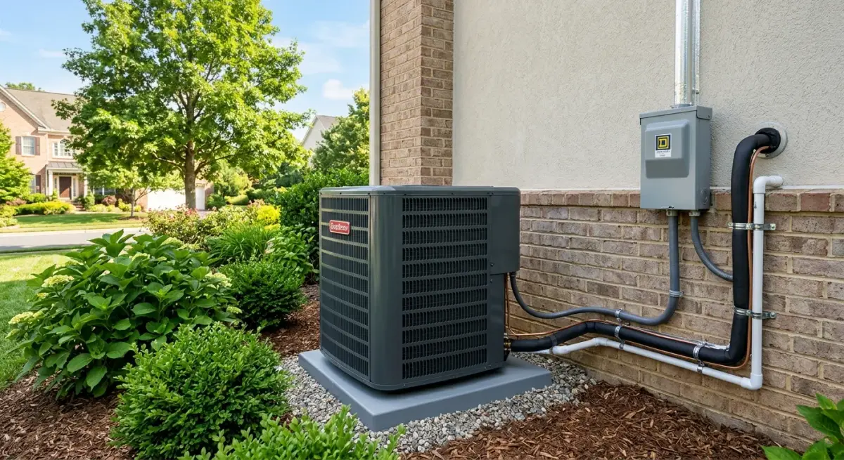 ac repair work, illustration in Reston, VA