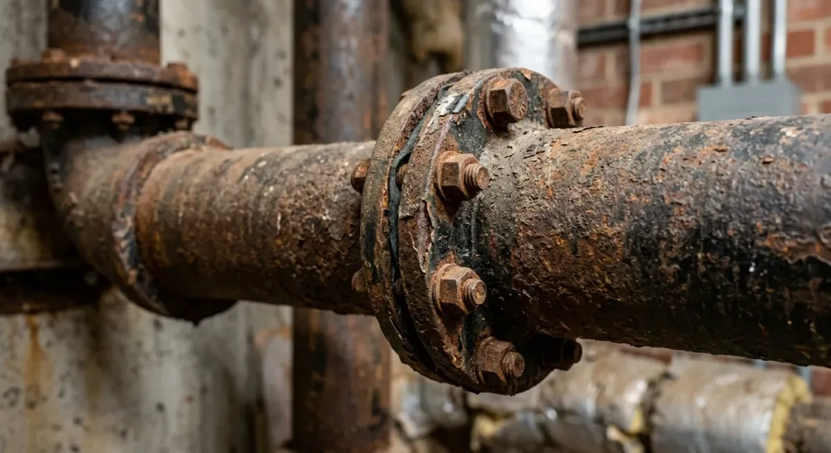 aging pipe materials work, illustration in Centreville, VA