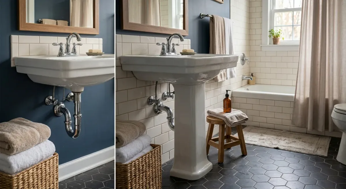bathroom sink drain pipe work, professional service in Leesburg, VA