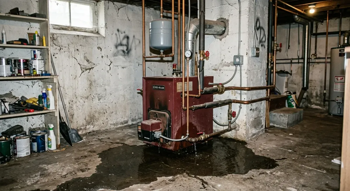 boiler leaking water work, professional service in Leesburg, VA