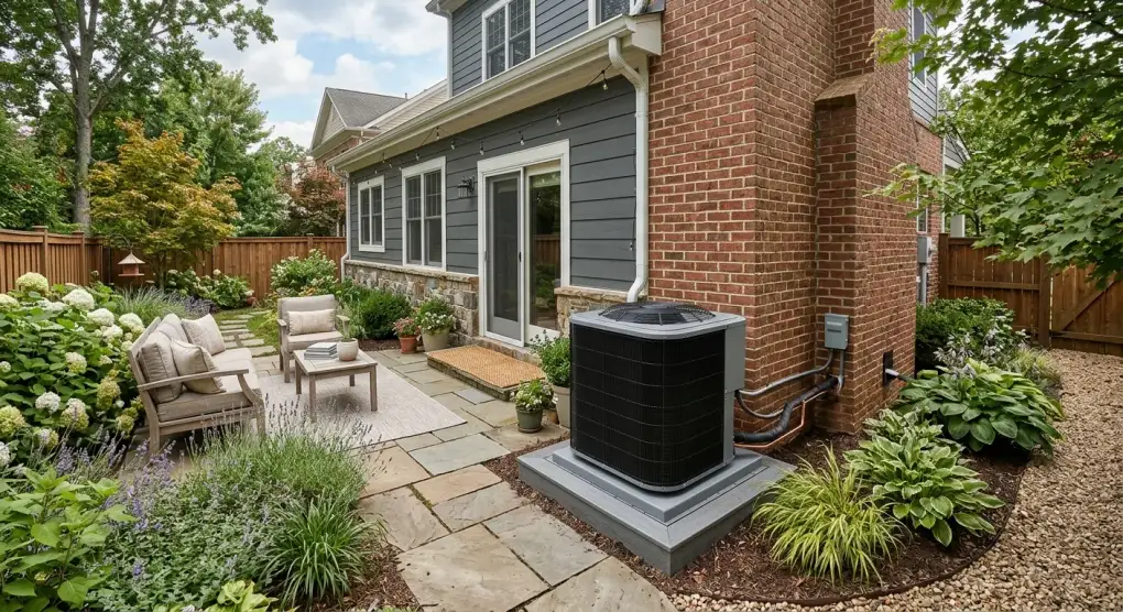 central ducted heat pump work, professional service in Leesburg, VA