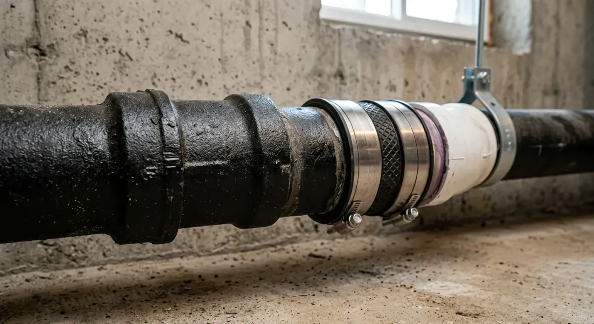 drain cleaning and sewer lines work, illustration in Chantilly, VA
