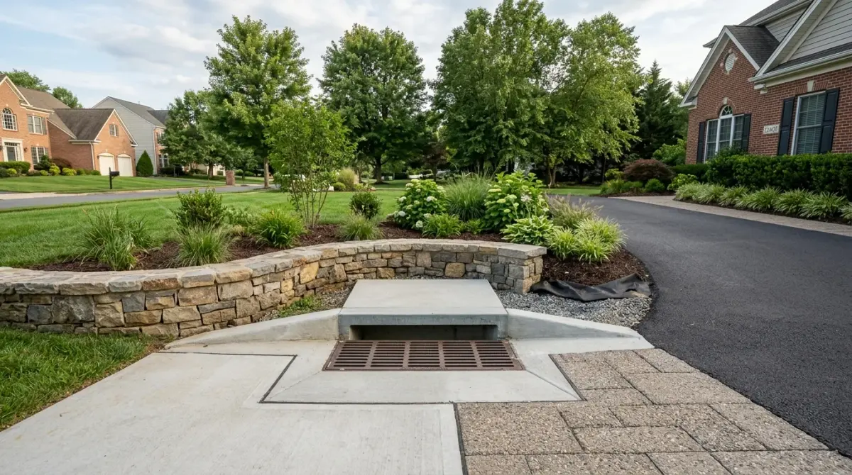 drain cleaning work, illustration in Ashburn, VA