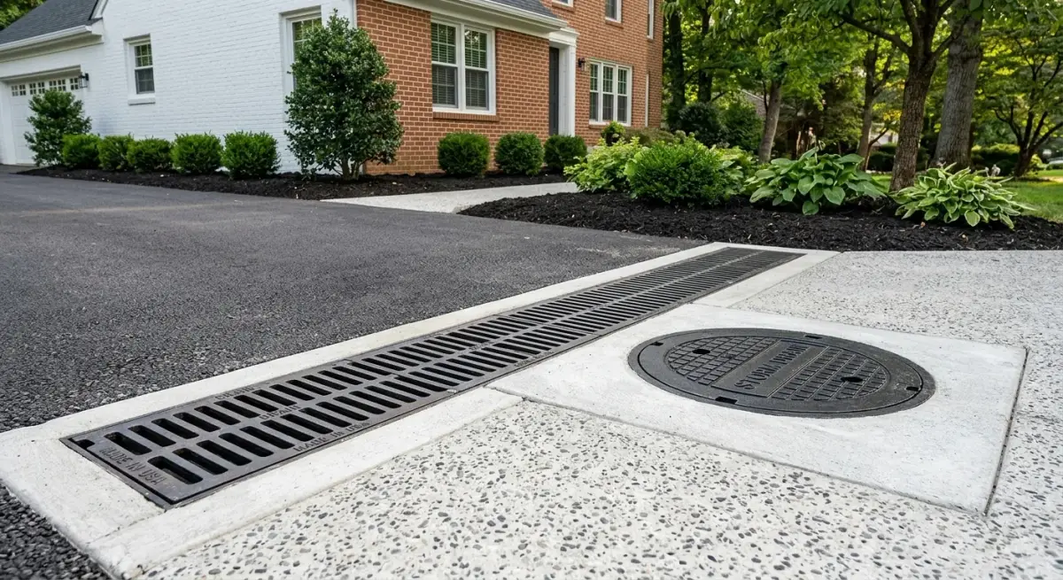 drain cleaning work, illustration in Fairfax, VA