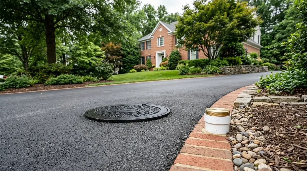 drain cleaning work, illustration in Herndon, VA