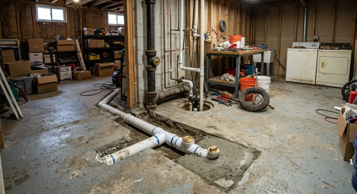drain line clearing work, professional service in Leesburg, VA
