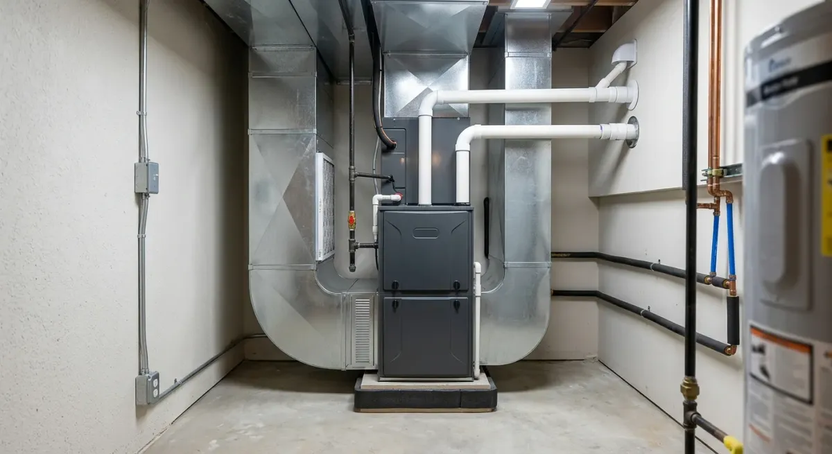 furnace repair work, illustration in Brambleton, VA