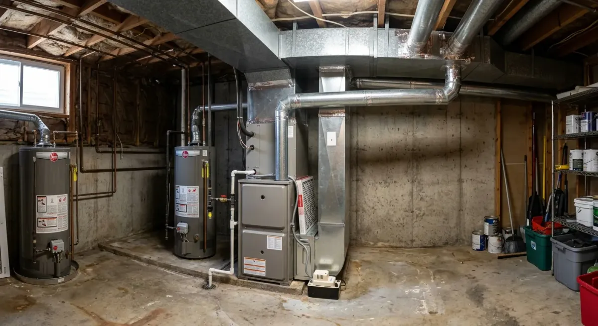 furnace repair work, illustration in Bristow, VA