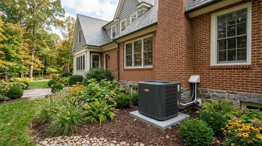 heat pump installation work, professional service in Leesburg, VA