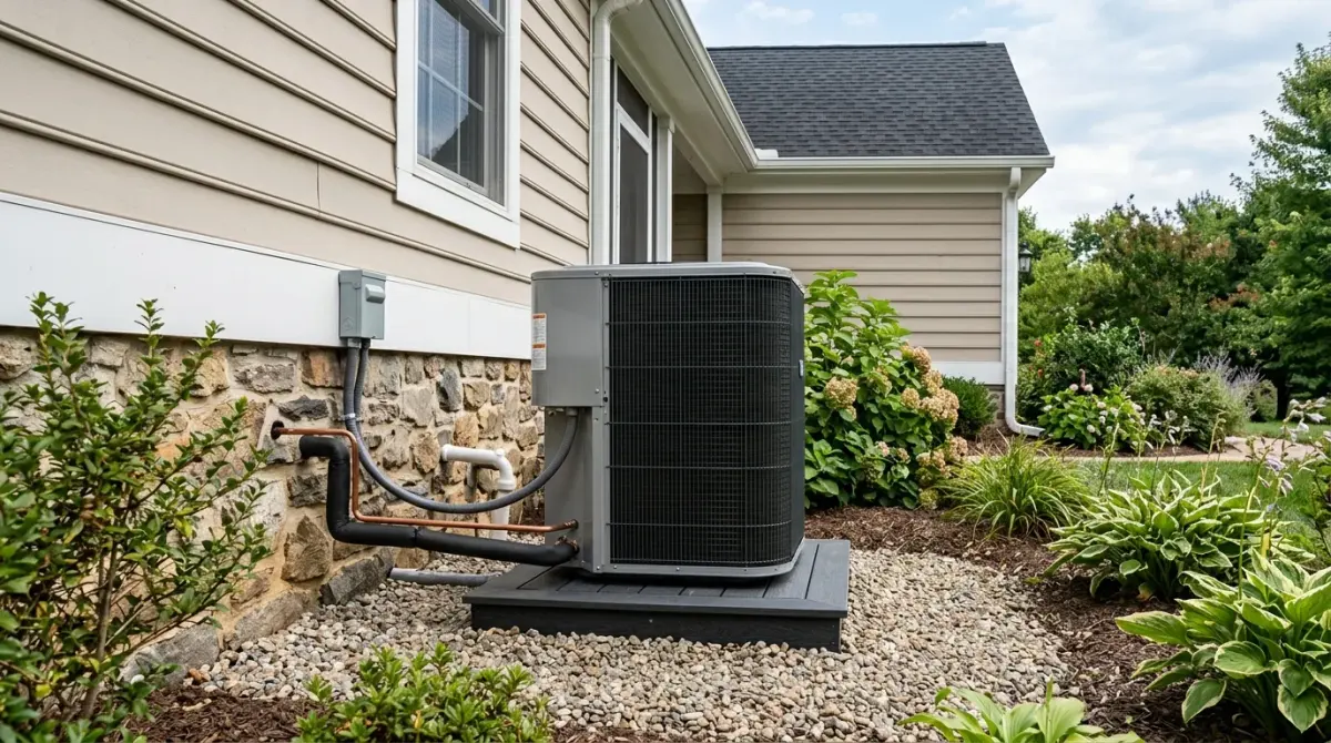 heat pump repair work, professional service in Leesburg, VA