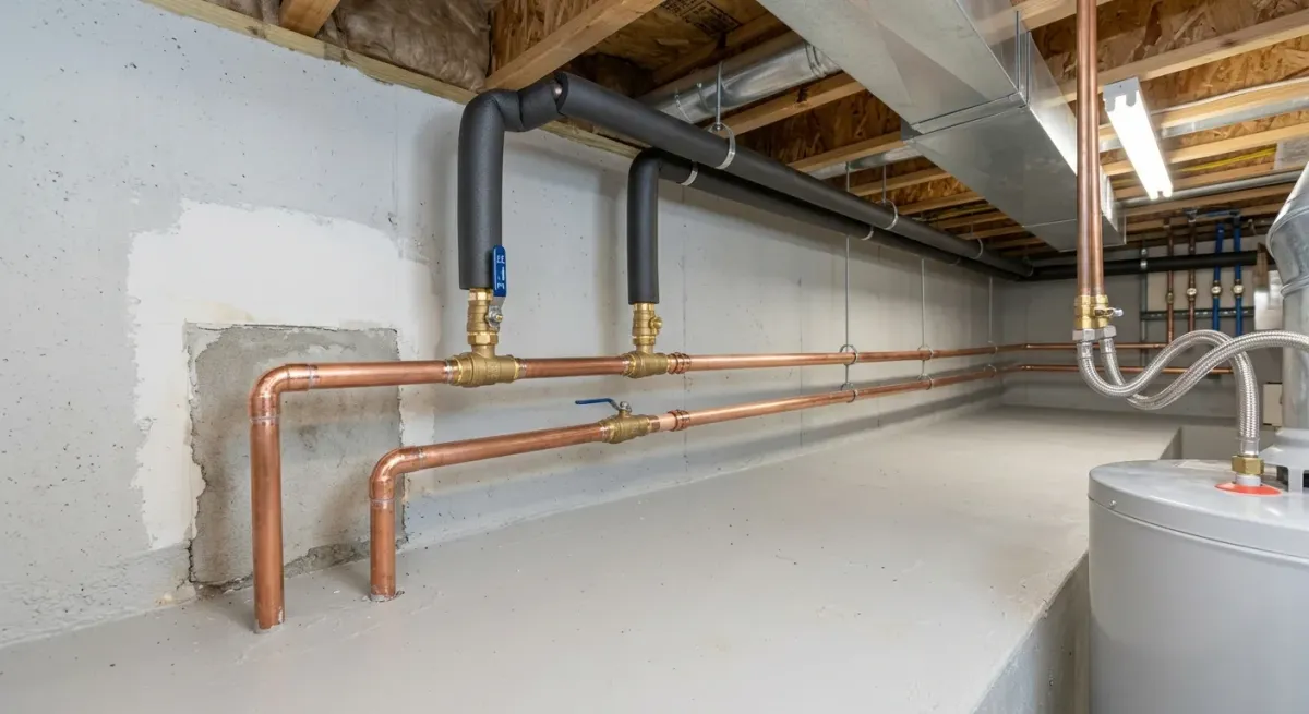 leak detection and pipe repair work, illustration in Purcellville, VA